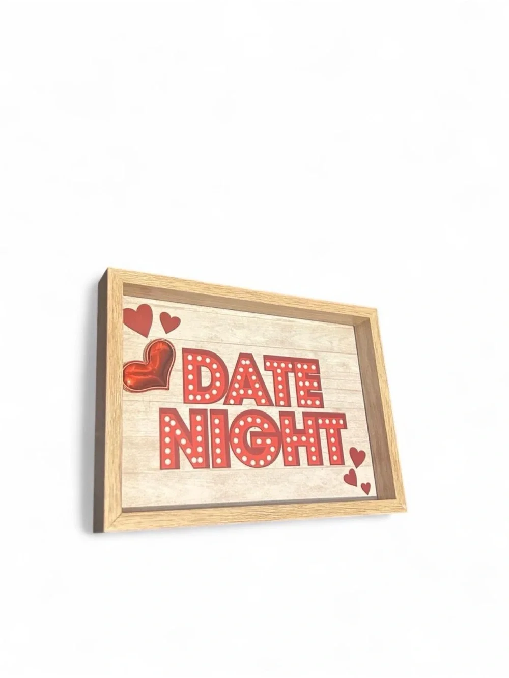 Date Night Wooden wall hanger Home accessory